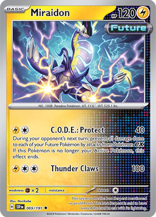 Miraidon (069/191) [Scarlet & Violet: Surging Sparks] - Pokémon - Card Brawlers | Quebec | Canada |
