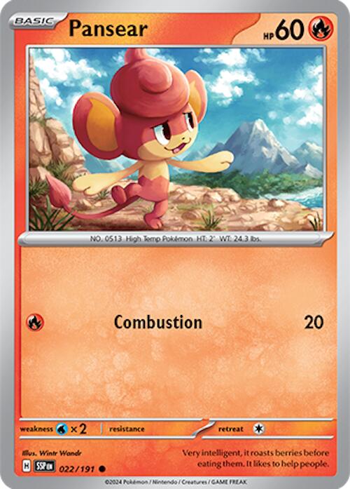 Pansear (022/191) [Scarlet & Violet: Surging Sparks] - Pokémon - Card Brawlers | Quebec | Canada |