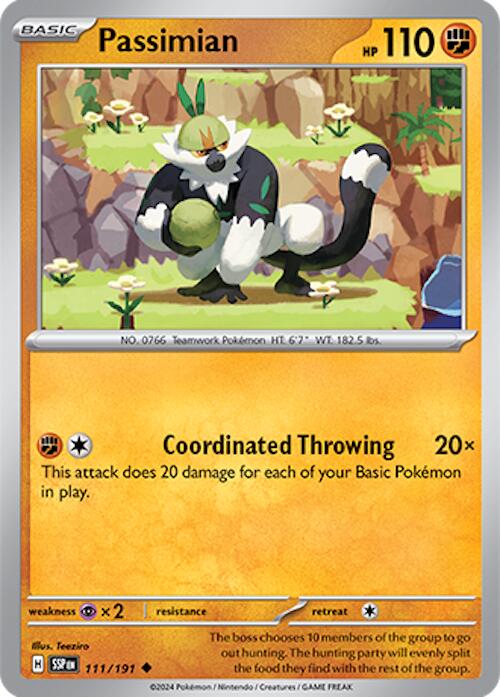 Passimian (111/191) [Scarlet & Violet: Surging Sparks] - Pokémon - Card Brawlers | Quebec | Canada |
