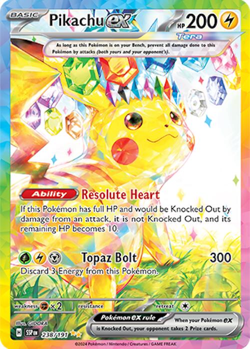 Pikachu ex (238/191) [Scarlet & Violet: Surging Sparks] - Pokémon - Card Brawlers | Quebec | Canada |