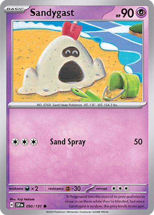 Sandygast (090/191) [Scarlet & Violet: Surging Sparks] - Pokémon - Card Brawlers | Quebec | Canada |