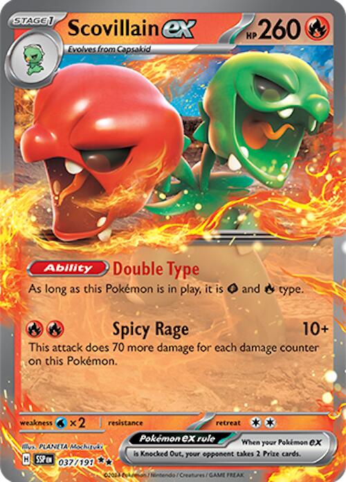 Scovillain ex (037/191) [Scarlet & Violet: Surging Sparks] - Pokémon - Card Brawlers | Quebec | Canada |