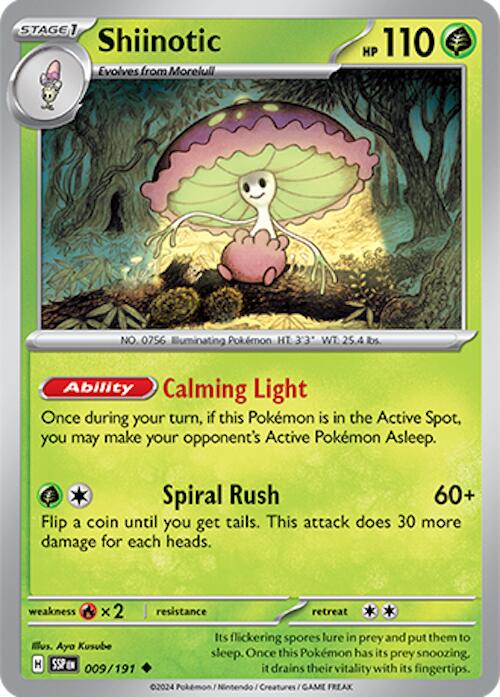 Shiinotic (009/191) [Scarlet & Violet: Surging Sparks] - Pokémon - Card Brawlers | Quebec | Canada |