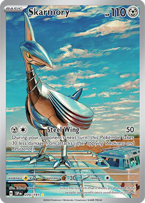 Skarmory (209/191) [Scarlet & Violet: Surging Sparks] - Pokémon - Card Brawlers | Quebec | Canada |