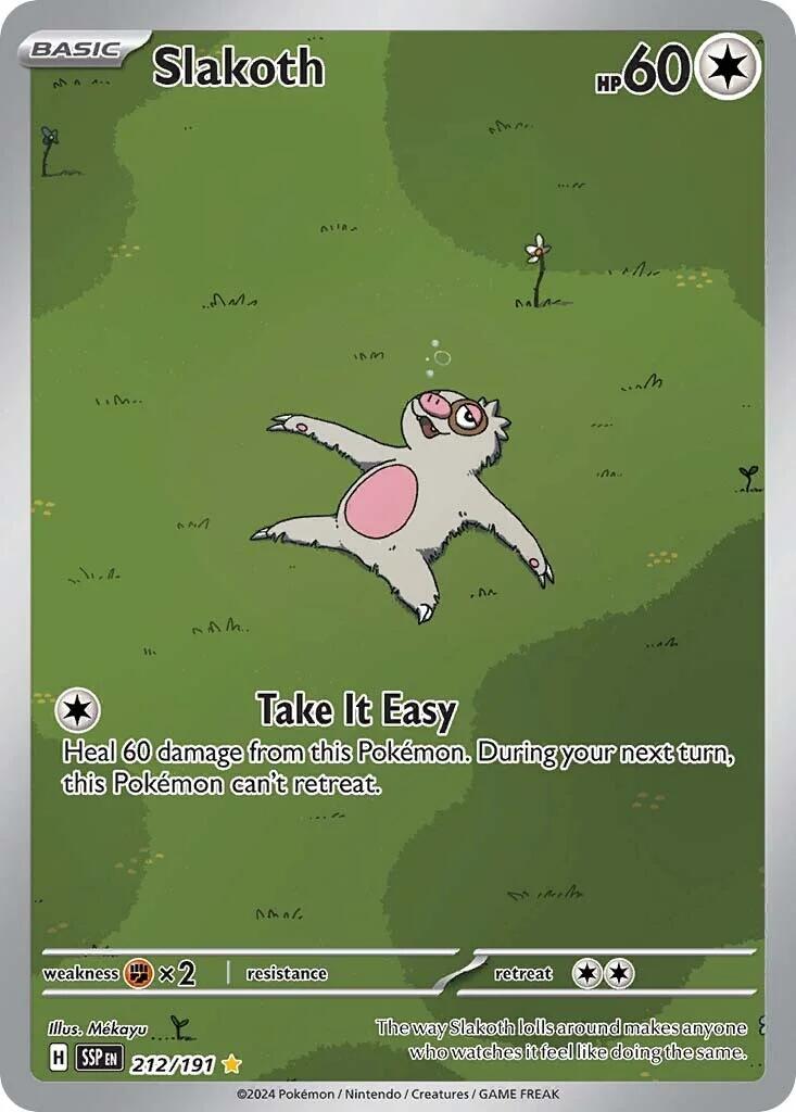 Slakoth (212/191) [Scarlet & Violet: Surging Sparks] - Pokémon - Card Brawlers | Quebec | Canada |