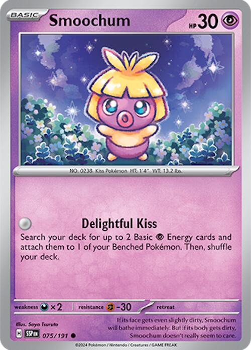 Smoochum (075/191) [Scarlet & Violet: Surging Sparks] - Pokémon - Card Brawlers | Quebec | Canada |
