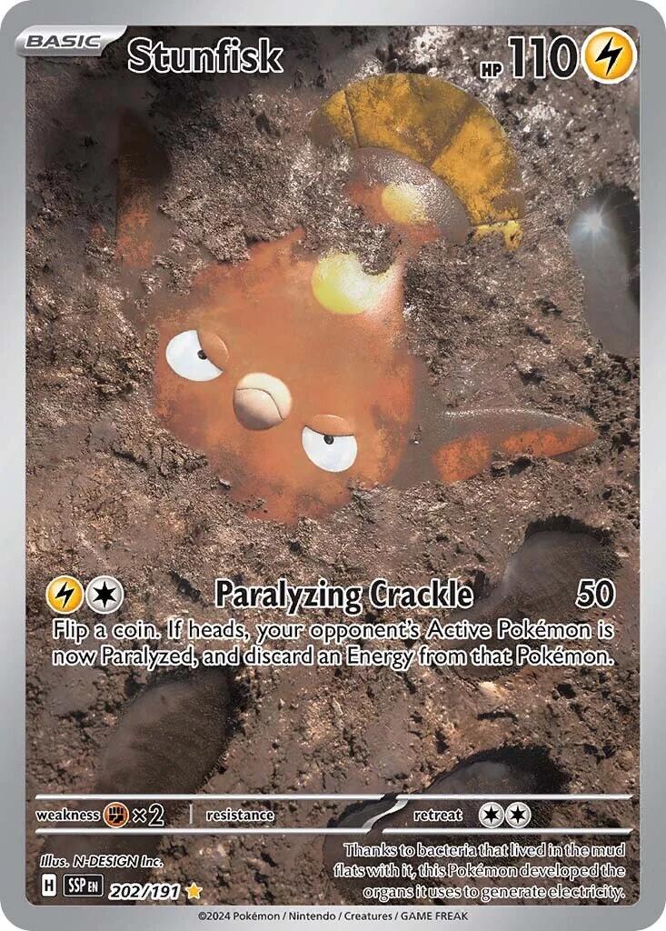 Stunfisk (202/191) [Scarlet & Violet: Surging Sparks] - Pokémon - Card Brawlers | Quebec | Canada |