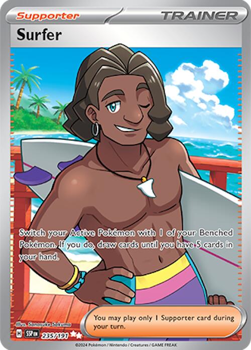 Surfer (235/191) [Scarlet & Violet: Surging Sparks] - Pokémon - Card Brawlers | Quebec | Canada |