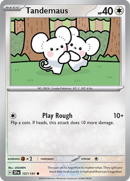 Tandemaus (157/191) [Scarlet & Violet: Surging Sparks] - Pokémon - Card Brawlers | Quebec | Canada |
