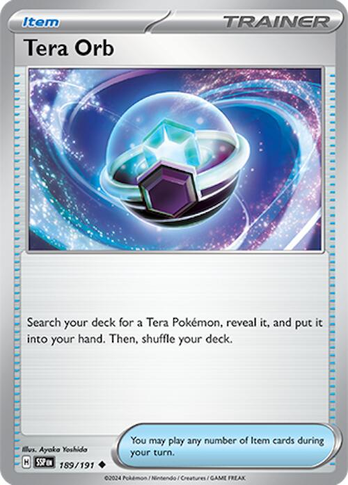 Tera Orb (189/191) [Scarlet & Violet: Surging Sparks] - Pokémon - Card Brawlers | Quebec | Canada |