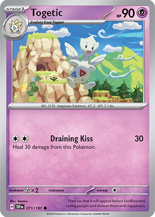 Togetic (071/191) [Scarlet & Violet: Surging Sparks] - Pokémon - Card Brawlers | Quebec | Canada |