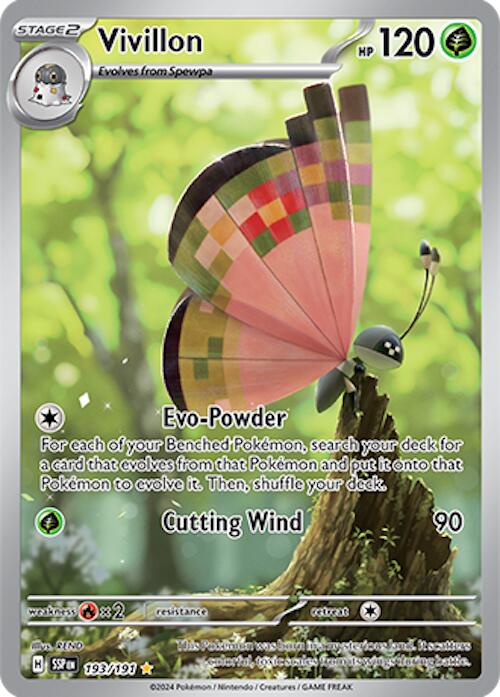 Vivillon (193/191) [Scarlet & Violet: Surging Sparks] - Pokémon - Card Brawlers | Quebec | Canada |
