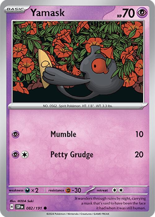 Yamask (082/191) [Scarlet & Violet: Surging Sparks] - Pokémon - Card Brawlers | Quebec | Canada |