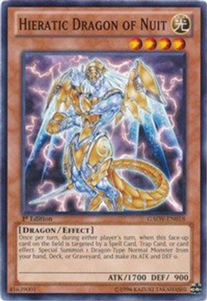 Hieratic Dragon of Nuit [GAOV-EN018] Common - Yu-Gi-Oh! - Card Brawlers | Quebec | Canada |