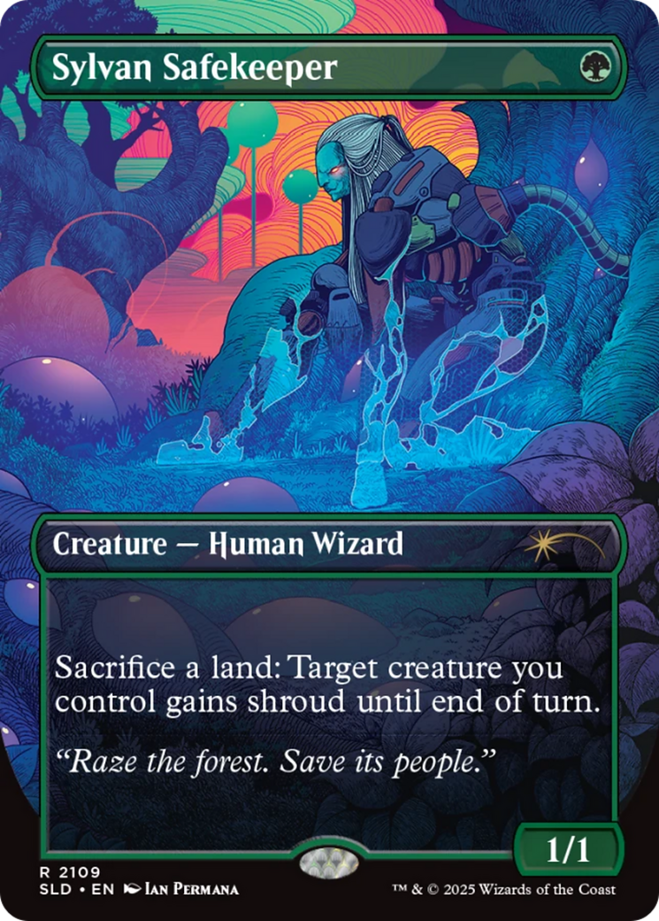 Sylvan Safekeeper (Galaxy Foil) [Secret Lair Drop Series] - Magic: The Gathering - Card Brawlers | Quebec | Canada |
