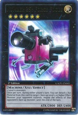 Number 25: Force Focus [GAOV-EN045] Ultra Rare - Yu-Gi-Oh! - Card Brawlers | Quebec | Canada |