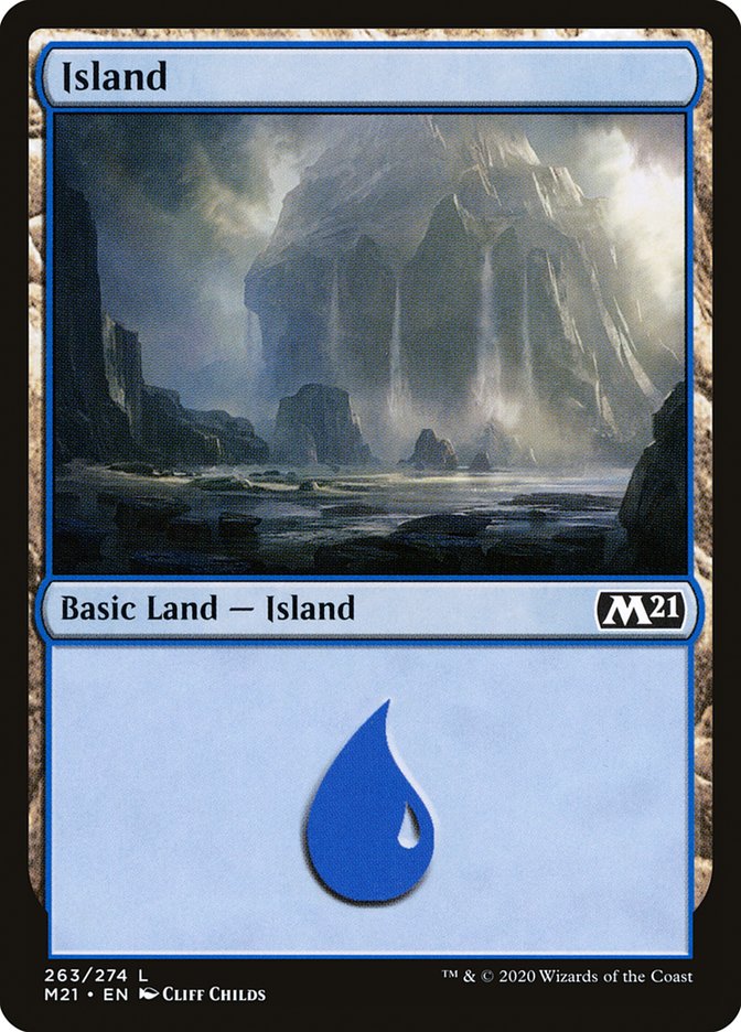 Island (263) [Core Set 2021] - Magic: The Gathering - Card Brawlers | Quebec | Canada |