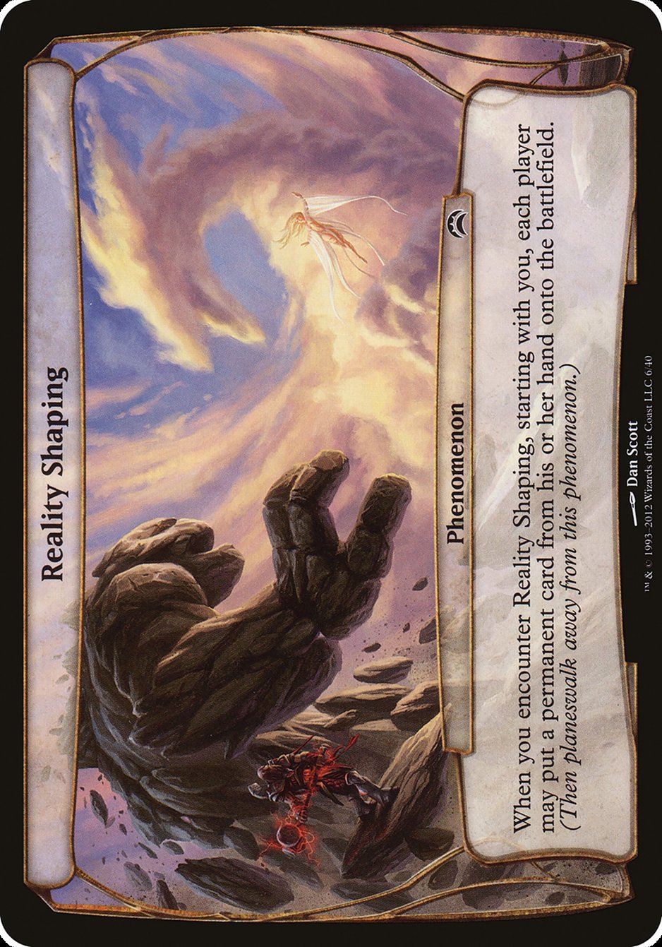 Reality Shaping (Planes) [Planechase 2012 Planes] - Magic: The Gathering - Card Brawlers | Quebec | Canada |