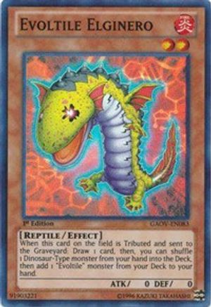 Evoltile Elginero [GAOV-EN083] Super Rare - Yu-Gi-Oh! - Card Brawlers | Quebec | Canada |