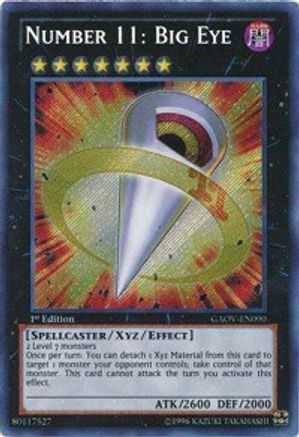 Number 11: Big Eye [GAOV-EN090] Secret Rare