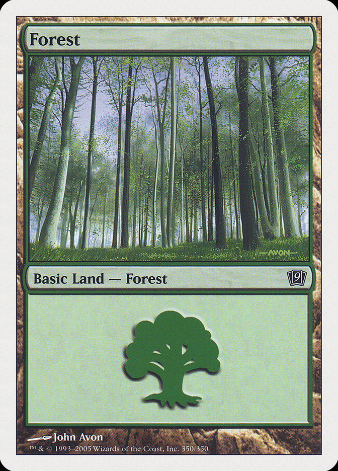 Forest (350) [Ninth Edition] - Magic: The Gathering - Card Brawlers | Quebec | Canada |