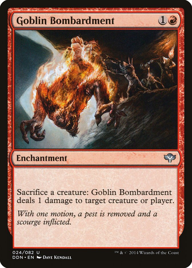 Goblin Bombardment [Duel Decks: Speed vs. Cunning] - Magic: The Gathering - Card Brawlers | Quebec | Canada |