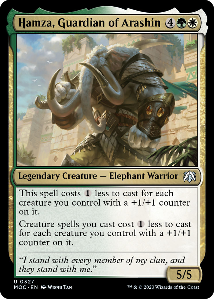 Hamza, Guardian of Arashin [March of the Machine Commander] - Magic: The Gathering - Card Brawlers | Quebec | Canada |