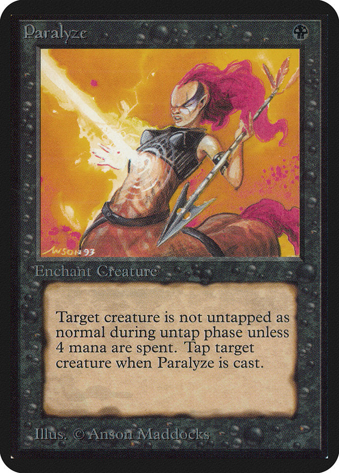 Paralyze [Alpha Edition] - Magic: The Gathering - Card Brawlers | Quebec | Canada |