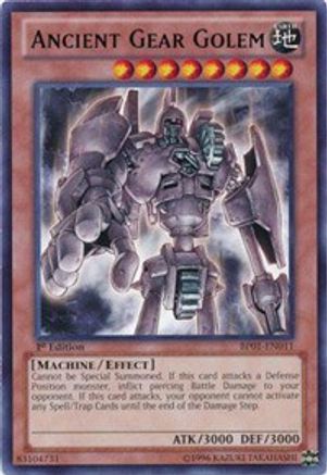 Ancient Gear Golem [BP01-EN011] Rare - Yu-Gi-Oh! - Card Brawlers | Quebec | Canada |