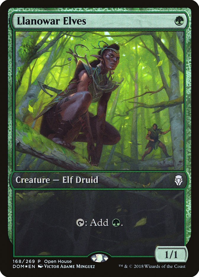Llanowar Elves (Open House) [Dominaria Promos] - Magic: The Gathering - Card Brawlers | Quebec | Canada |