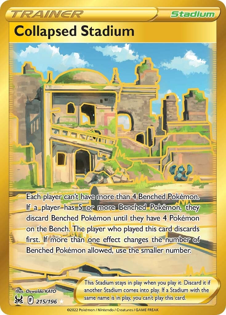 Collapsed Stadium (215/196) [Sword & Shield: Lost Origin] - Pokémon - Card Brawlers | Quebec | Canada |