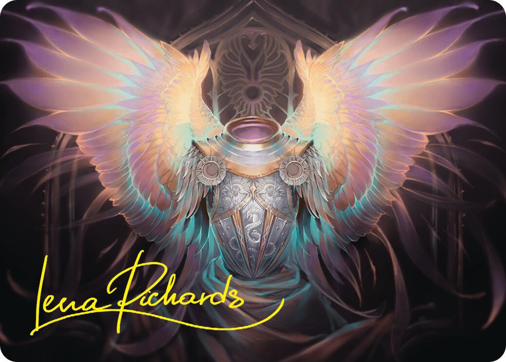 Celestial Armor Art Card (2/54) (Gold-Stamped Signature) [Foundations Art Series] - Magic: The Gathering - Card Brawlers | Quebec | Canada |