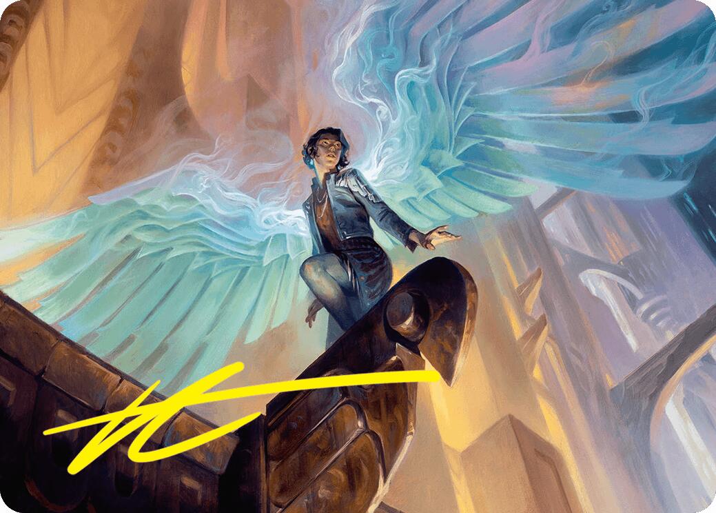 Giada, Font of Hope Art Card (20/54) (Gold-Stamped Signature) [Foundations Art Series] - Magic: The Gathering - Card Brawlers | Quebec | Canada |