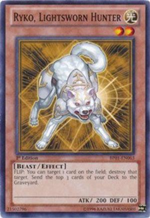 Ryko, Lightsworn Hunter [BP01-EN063] Common - Yu-Gi-Oh! - Card Brawlers | Quebec | Canada |