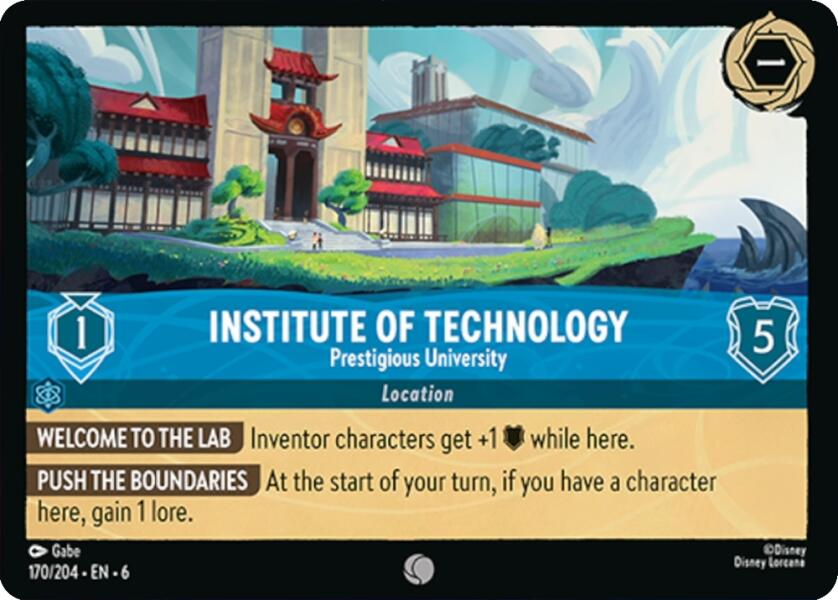 Institute of Technology - Prestigious University (170/204) [Azurite Sea] - Disney - Card Brawlers | Quebec | Canada |