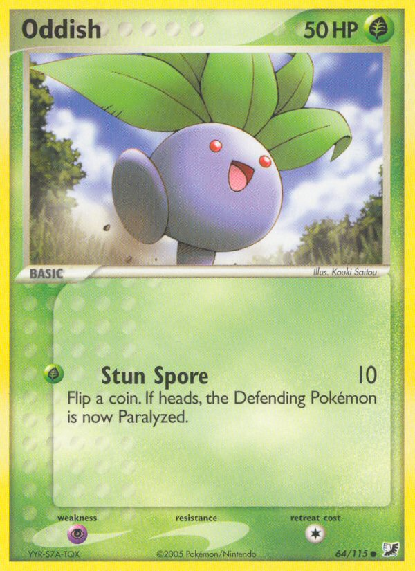 Oddish (64/115) [EX: Unseen Forces] - Pokémon - Card Brawlers | Quebec | Canada |