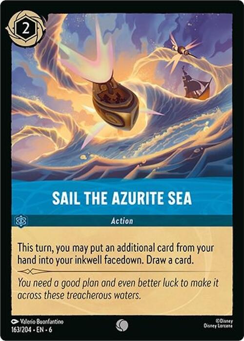 Sail the Azurite Sea (163/204) [Azurite Sea] - Disney - Card Brawlers | Quebec | Canada |