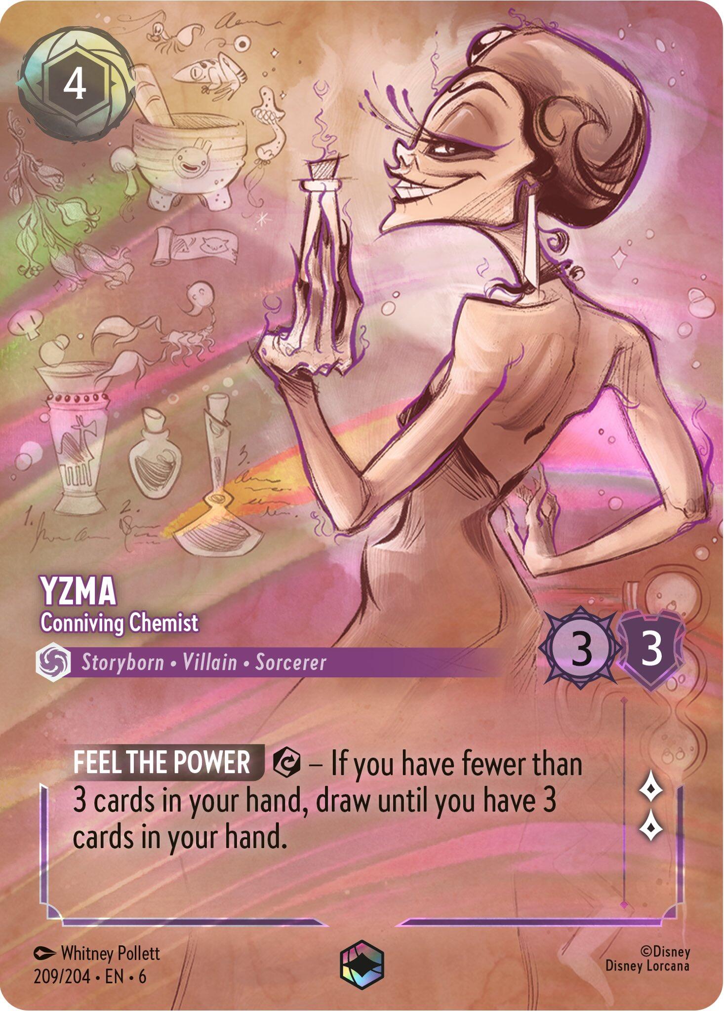 Yzma - Conniving Chemist (Enchanted) (209/204) [Azurite Sea] - Disney - Card Brawlers | Quebec | Canada |