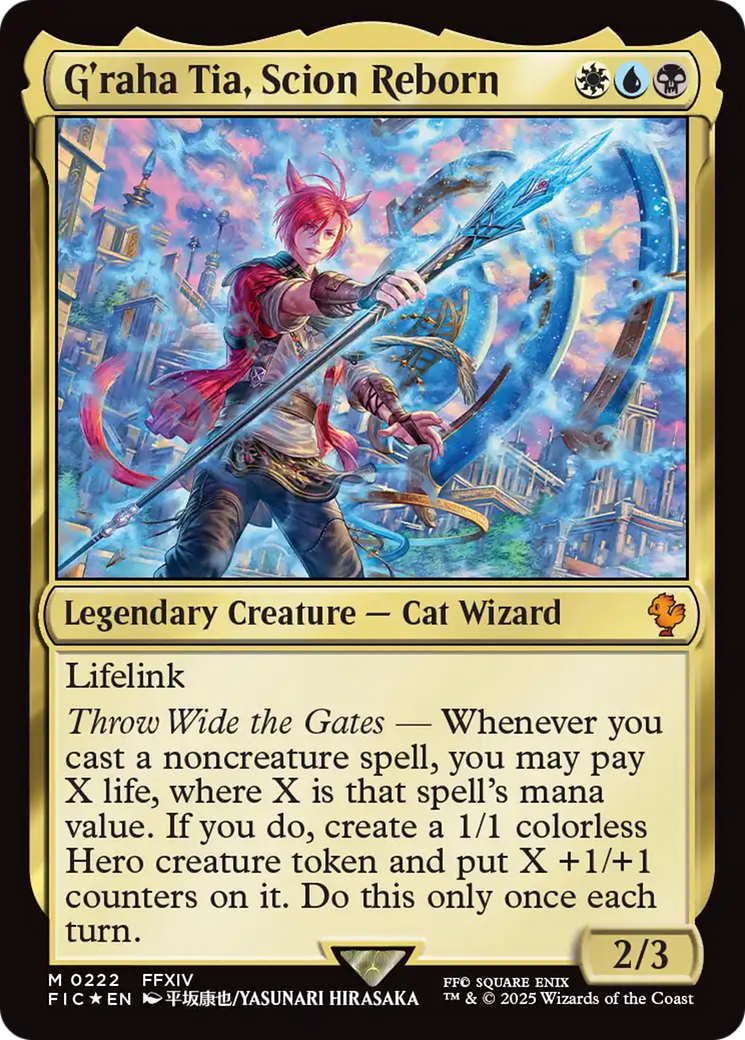 G'raha Tia, Scion Reborn (Surge Foil) [FINAL FANTASY Commander] - Magic: The Gathering - Card Brawlers | Quebec | Canada |
