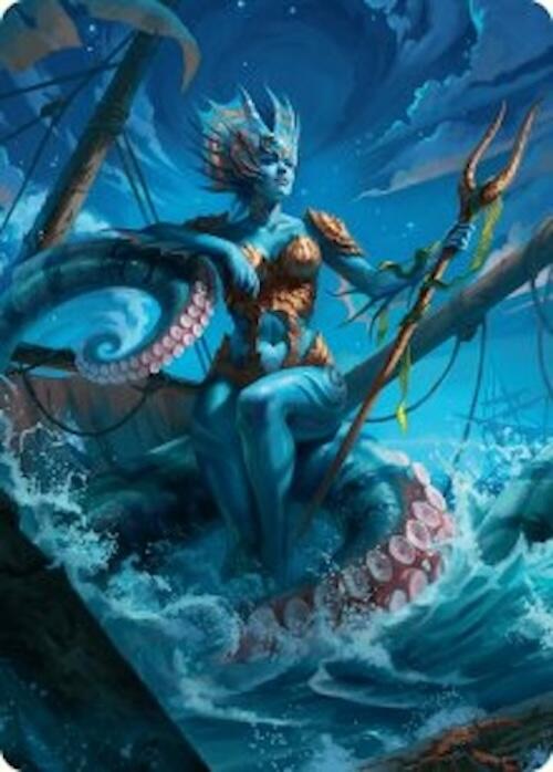 Kiora, the Rising Tide Art Card (30/54) [Foundations Art Series] - Magic: The Gathering - Card Brawlers | Quebec | Canada |