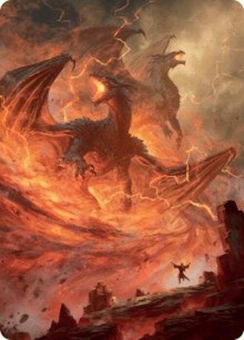 Rite of the Dragoncaller Art Card (38/54) [Foundations Art Series] - Magic: The Gathering - Card Brawlers | Quebec | Canada |