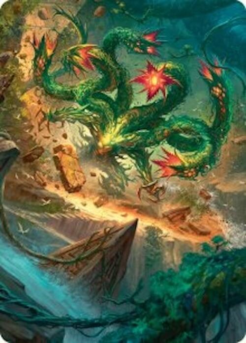 Mossborn Hydra Art Card (42/54) [Foundations Art Series] - Magic: The Gathering - Card Brawlers | Quebec | Canada |