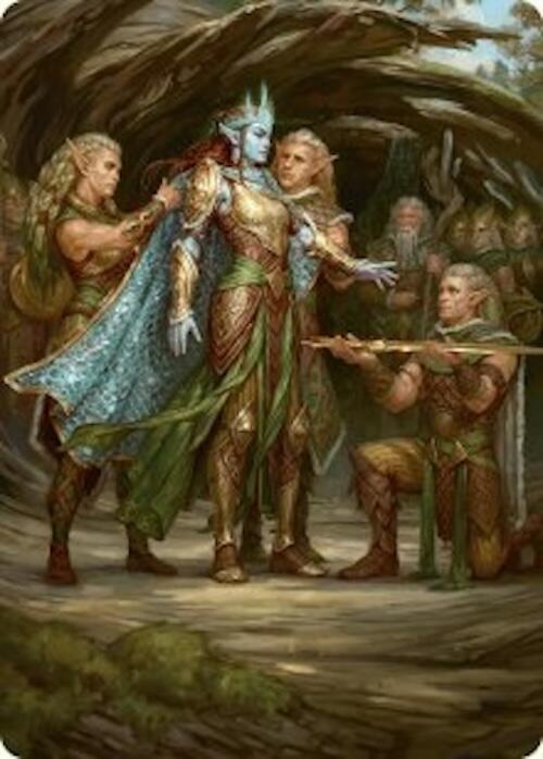 Lathril, Blade of the Elves Art Card (48/54) [Foundations Art Series] - Magic: The Gathering - Card Brawlers | Quebec | Canada |