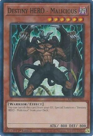 Destiny HERO - Malicious [RA03-EN001] Super Rare - Yu-Gi-Oh! - Card Brawlers | Quebec | Canada |