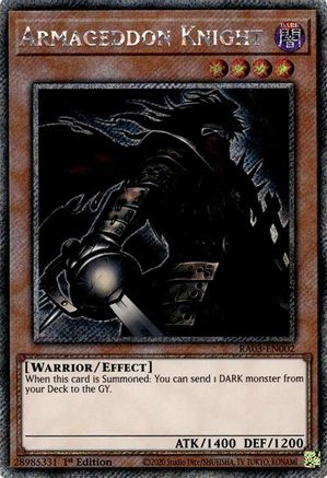Armageddon Knight (Platinum Secret Rare) [RA03-EN002] Platinum Secret Rare - Yu-Gi-Oh! - Card Brawlers | Quebec | Canada |