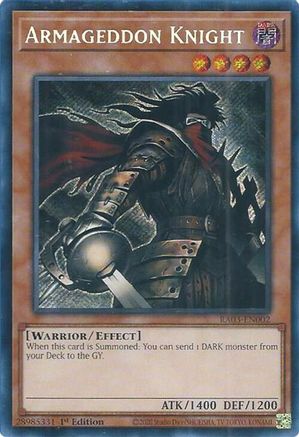 Armageddon Knight (Secret Rare) [RA03-EN002] Secret Rare - Yu-Gi-Oh! - Card Brawlers | Quebec | Canada |