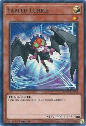 Fabled Lurrie [RA03-EN003] Super Rare - Yu-Gi-Oh! - Card Brawlers | Quebec | Canada |