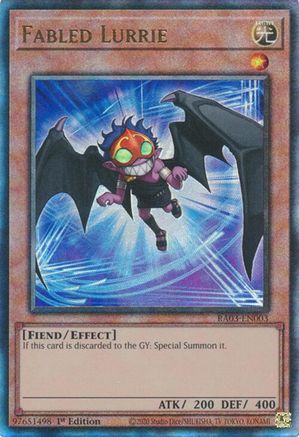Fabled Lurrie (UTR) [RA03-EN003] Prismatic Ultimate Rare - Yu-Gi-Oh! - Card Brawlers | Quebec | Canada |