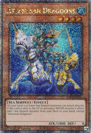 Dragons atlantes (Quarter of Century Secret Rare) [RA03-EN006] Quarter Century Secret Rare 
