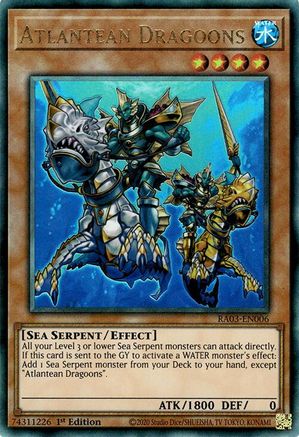 Atlantean Dragoons (UTR) [RA03-EN006] Prismatic Ultimate Rare - Yu-Gi-Oh! - Card Brawlers | Quebec | Canada |